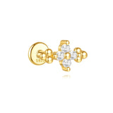 Selina – Elegant gold earrings with a mobile design.
