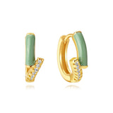 Marta – Gold Earrings with Classic Design.