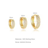 Sina – Gold earrings with a touch of minimalist elegance.