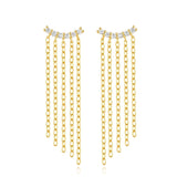 Tanja – Gold Earrings with Elegant Shine