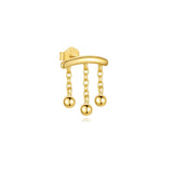 Tanja – Gold Earrings with Elegant Shine