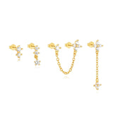 Mira – Elegant gold earrings with a smooth finish.