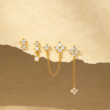 Mira – Elegant gold earrings with a smooth finish.