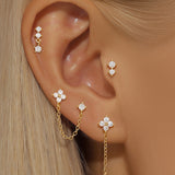 Mira – Elegant gold earrings with a smooth finish.