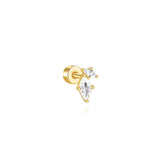 Klara – Elegant gold earrings with a soft design.