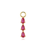 Elena – Gold earrings with textured design.
