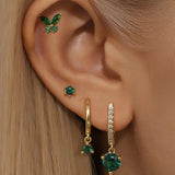 Anja – Gold Earrings with an Elegant Edge