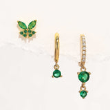 Anja – Gold Earrings with an Elegant Edge