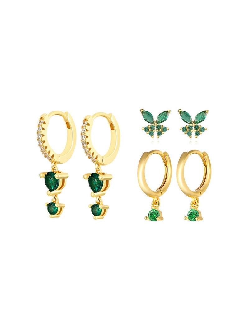 Anja – Gold Earrings with an Elegant Edge
