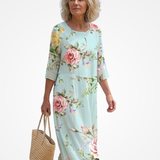 Verónica | Maxi Dress Floral at Sunset