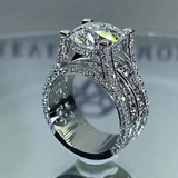 Jasmin – Vintage Ring with Diamond Brilliants