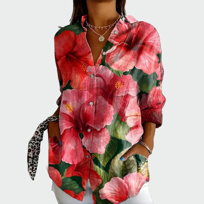 Floral Print Style Shirt