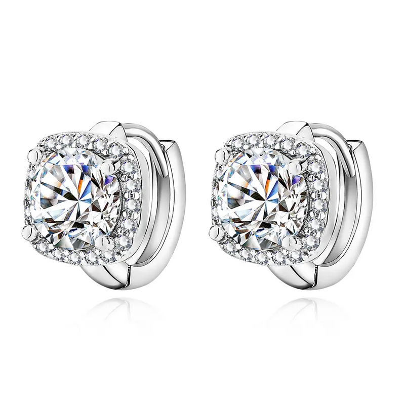 NADINE | Square Gold Earrings