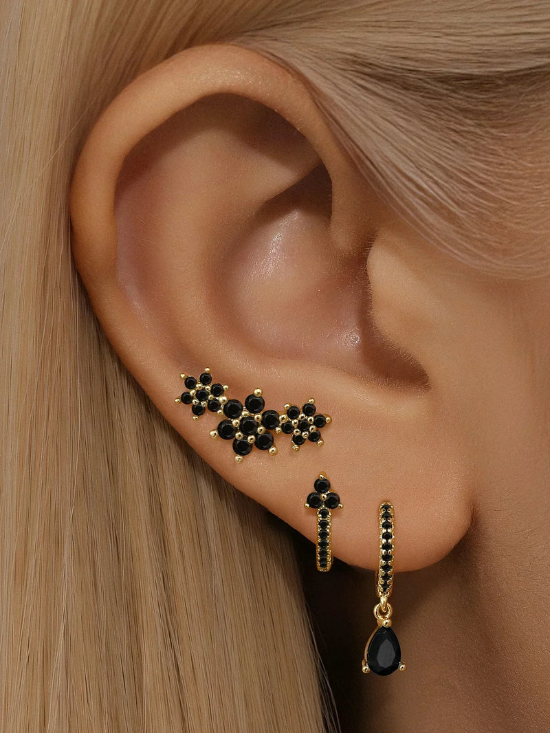 Modern Gold Earrings Sabina