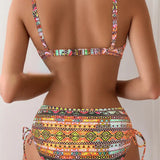 Jada™ | Sexy Ethnic Print Bikini Set