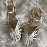 Naledi | Golden Jewelled Sandals