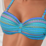 Rosa™ | Striped Print Two-Piece Bikini
