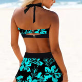 Josefa™ | High-Waisted Swimsuit with Floral Print