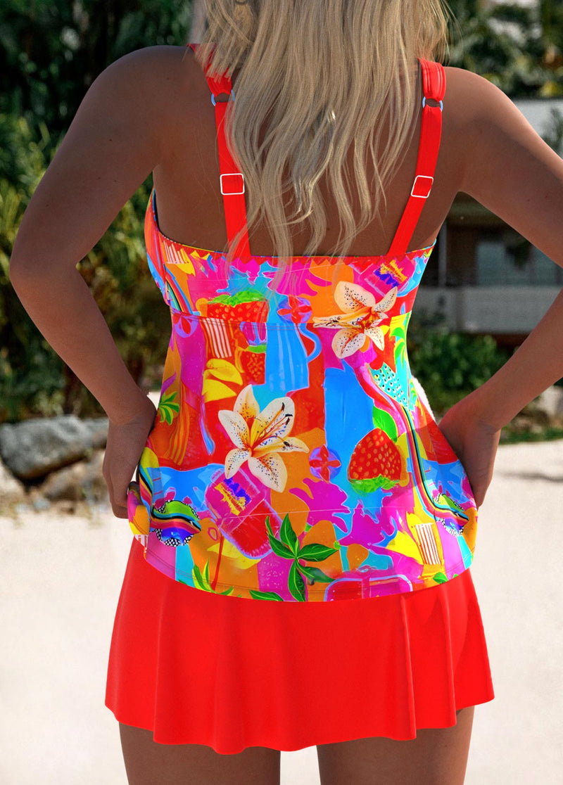 Eleanor™ | Elegant Floral Tankini Swimsuit