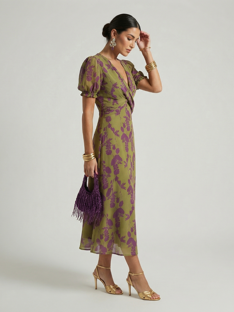 Virel™ | Relaxed Floral Midi Dress