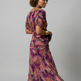 Calen™ | Flowing Midi Dresses with Off-the-Shoulder Design