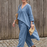 Onyx™ | Loose Tunic and Wide Leg Pants Set