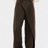 Oaklyn Straight Pants with Modern Draping