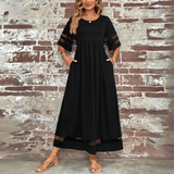 Aubrey™ | Midi dress that smooths the belly and flatters the silhouette
