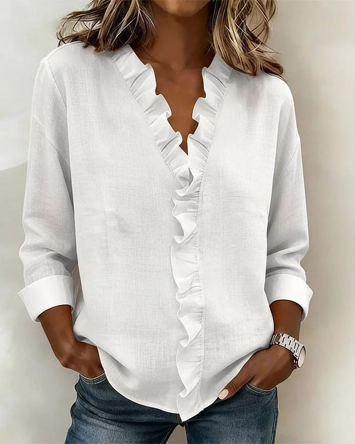 Martina - Ruffled Blouse
