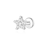 Clarissa – Gold earrings with an elegant square design.