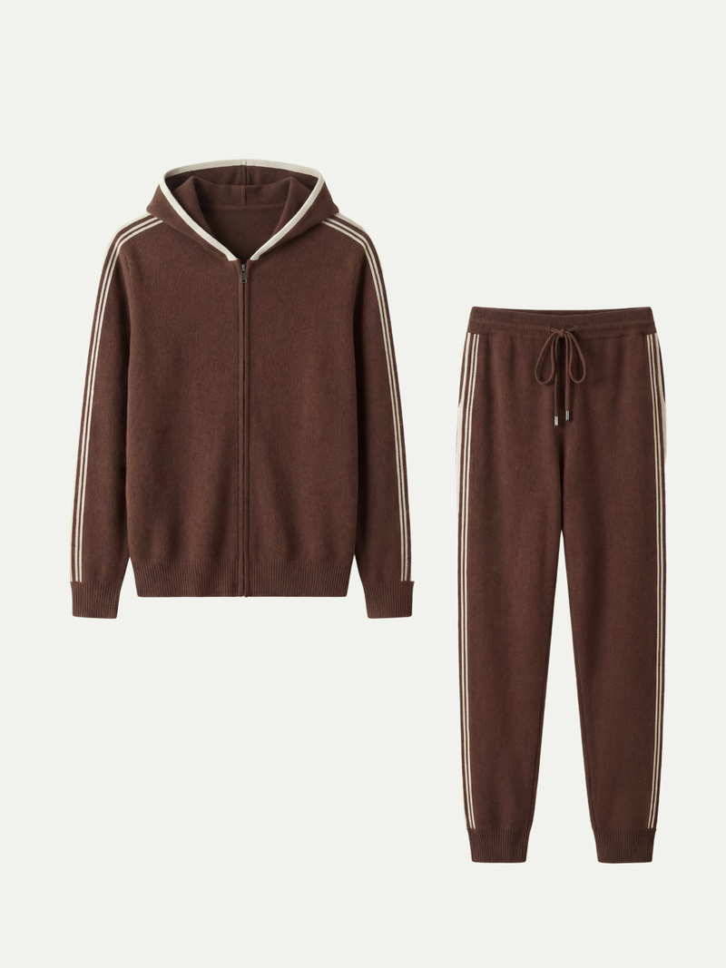 Brown Hoodie Set