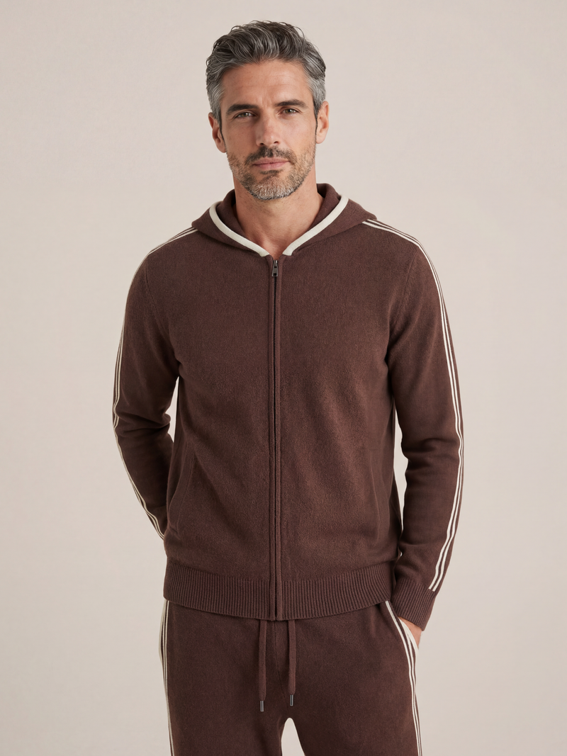 Brown Hoodie Set