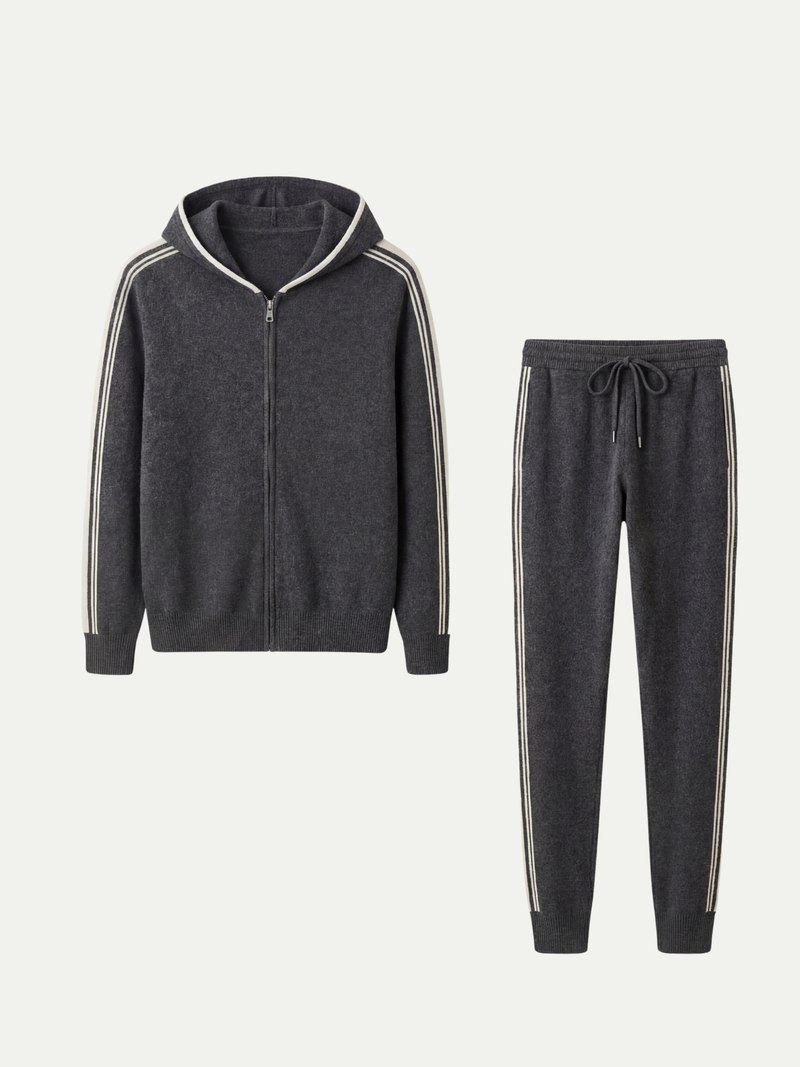 Dark Gray Hoodie Set