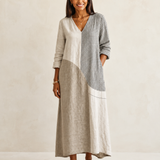 Amy | Elegant Striped Dress