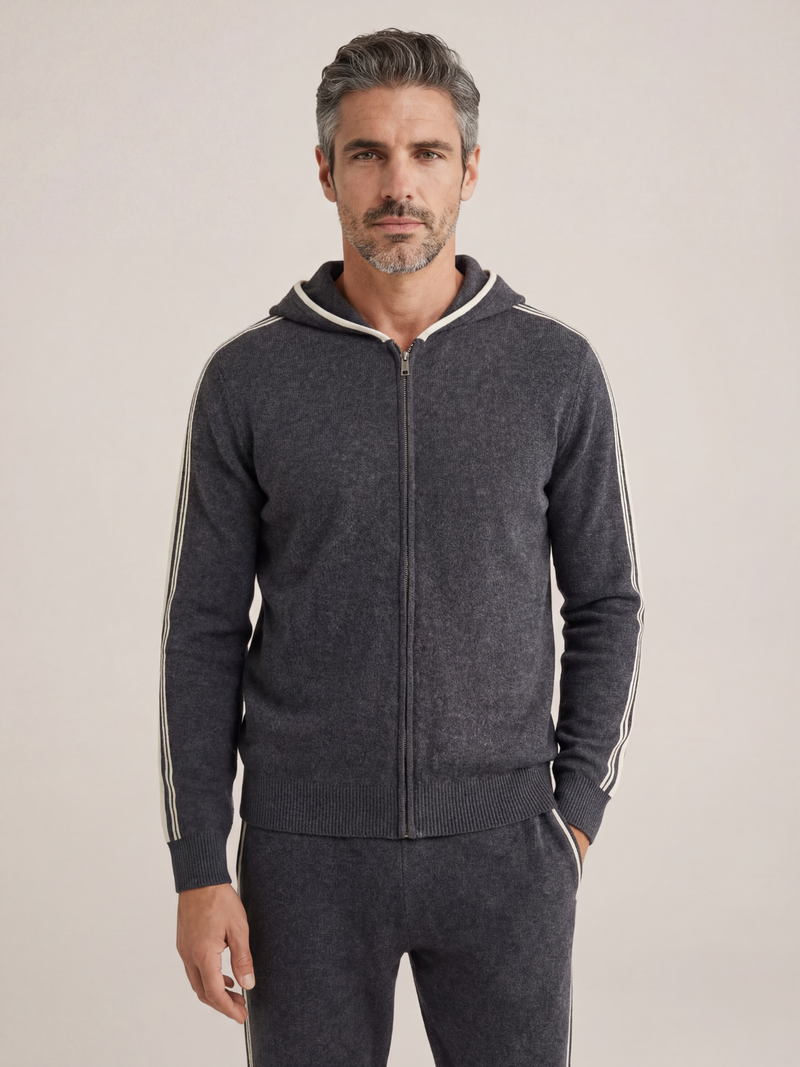 Dark Gray Hoodie Set
