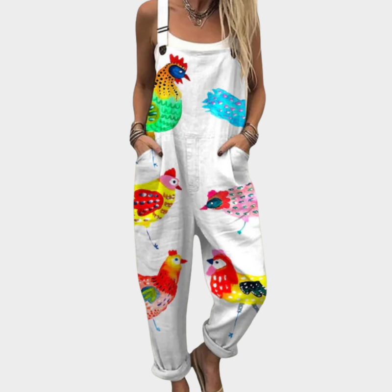 Clara™ | Comfortable Printed Jumpsuit