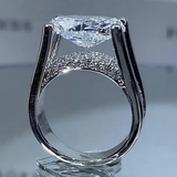 Victoria – Radiant ring with side embellishments.