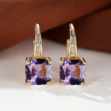Sabrina - Earrings with Mystic Stone in Gold