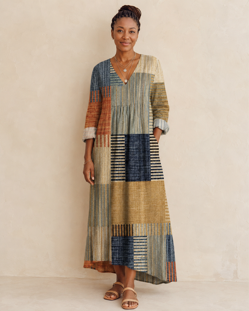 Thandeka | Abstract Printed Dress