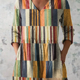 Linda | Lange Blouse met V-Hals
