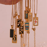 Sabina – Gold Necklace with Elegant Pendant
