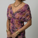 Calen™ | Flowing Midi Dresses with Off-the-Shoulder Design