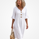 Rosalinda | Long Sleeve Textured Dress