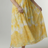 Sylin™ | Gathered Halter Midi Dress