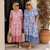 Keisha™ | Elegant V-neck Floral Print