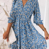 Tália | Elegant Floral Maxi Dress