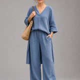 Onyx™ | Loose Tunic and Wide Leg Pants Set