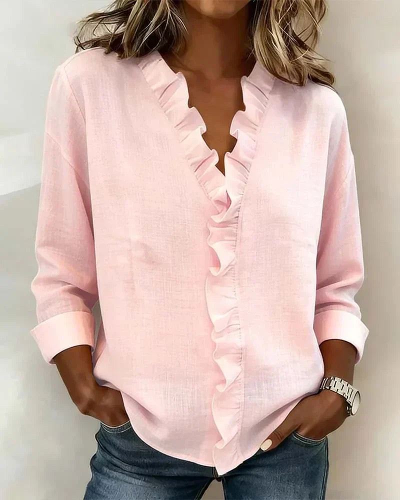Martina - Ruffled Blouse