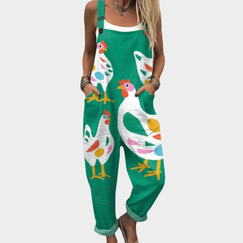 Alexa™ | Comfortable Printed Jumpsuit
