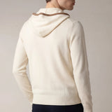 Santoni Extrafine Hoodie Cream